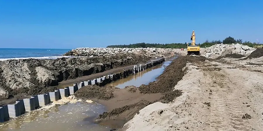 Illustrative image of Sheet pile wall design in Bundaberg